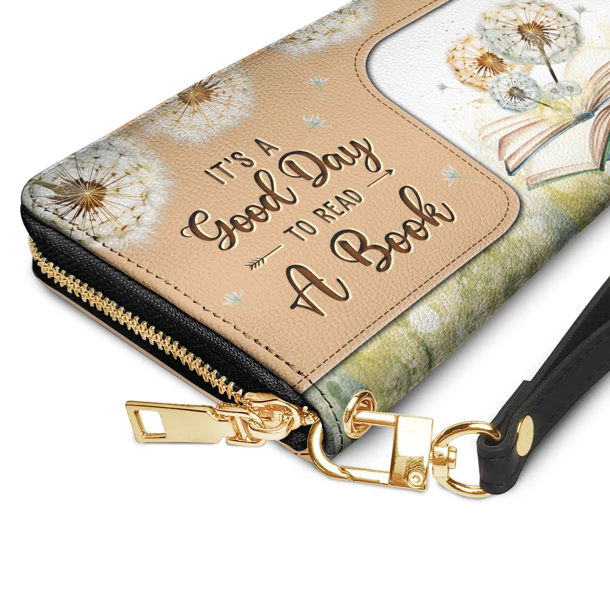 Christianartbag Clutch Purse, Its A Good Day To Read A Book Clutch Purse For Women, Personalized Name, Christian Gifts For Women, CAB03050124. - Christian Art Bag