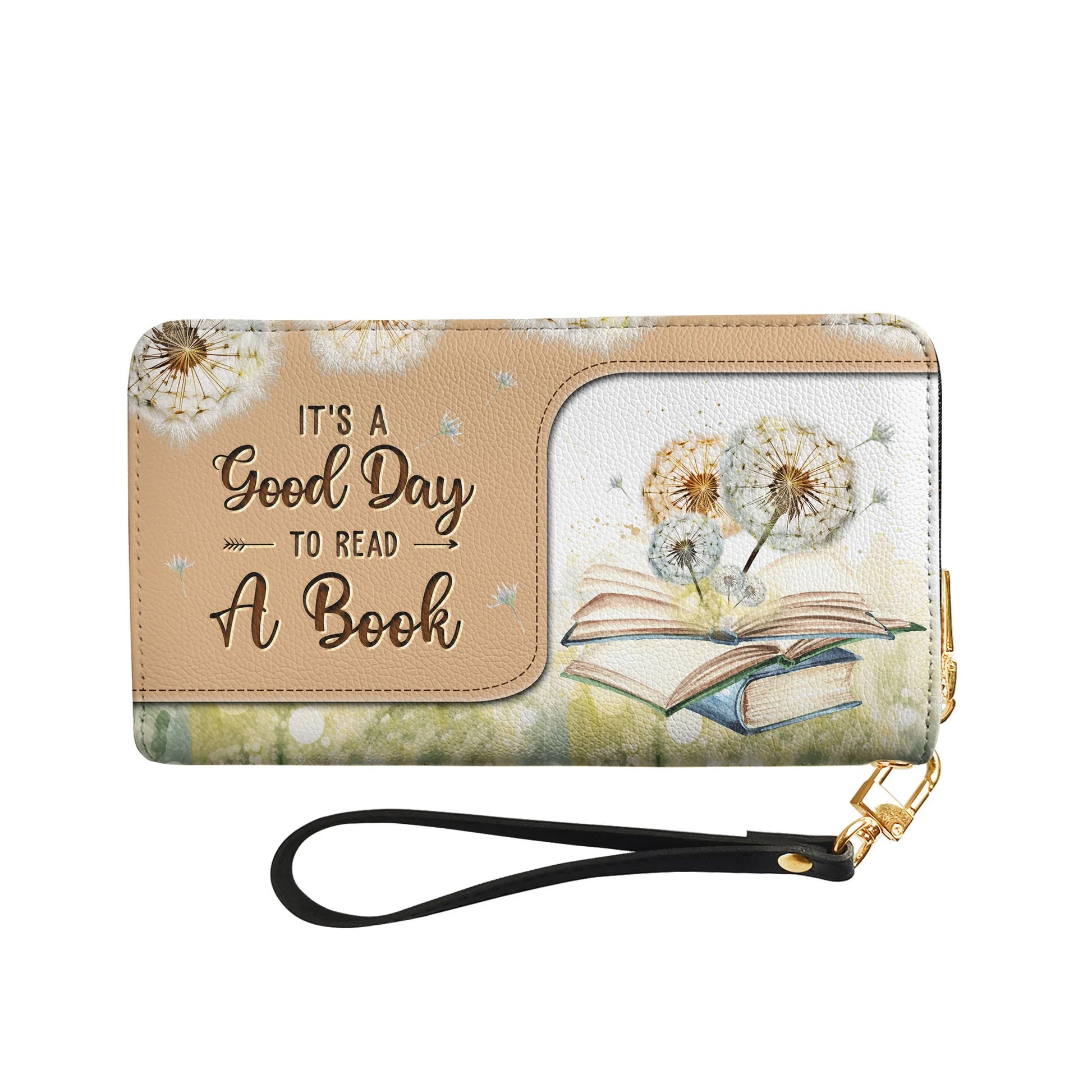 Christianartbag Clutch Purse, Its A Good Day To Read A Book Clutch Purse For Women, Personalized Name, Christian Gifts For Women, CAB03050124. - Christian Art Bag