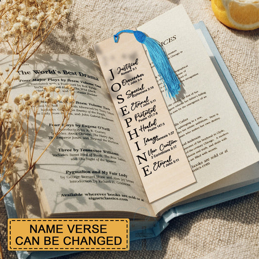 CHRISTIANARTBAG Bookmark - Uncover The Sacred Meaning Of Your Name - Personalized Bookmark - Custom Name Bookmark - Christian Gifts