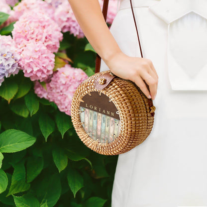 Christianartbag Rattan Bag | Uncover the sacred meaning of your name - Personalized Rattan Bag for Christian Women – Faith-Inspired, Eco-Friendly & Stylish