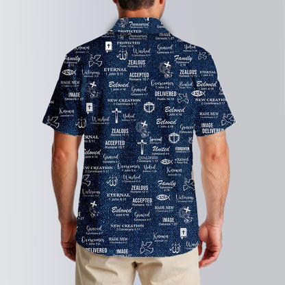 Personalized Christian Hawaiian Shirt – Custom Name & Warrior of Christ Design for Men & Women