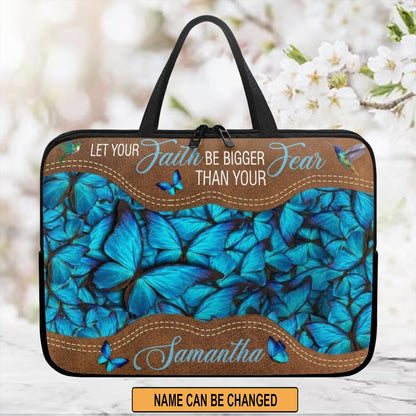 Christianartbag Laptop Bag, Let Your Faith Be Bigger Than Your Fear Laptop Bag, Personalized Laptop Bag, Laptop Bag, CABLTB06180823. - Christian Art Bag