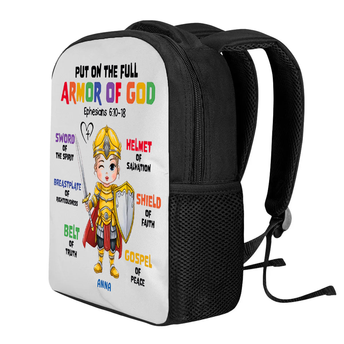 God Says I Am Kids Backpack – Personalized Bible Verse School Bag for Boys & Girls