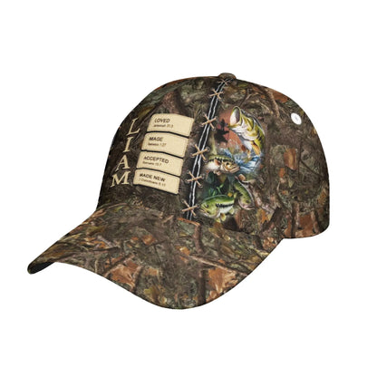 Jesus Made Me a Fisherman – Personalized Christian Cap with Name & Bible Verses