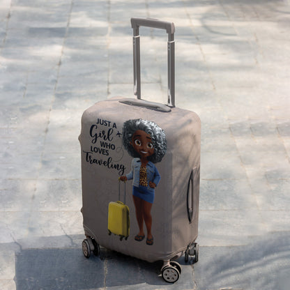 Personalized Christian Luggage Cover with Bible Verse for Each Name Letter – Custom Travel Gift by CHRISTIANARTBAG