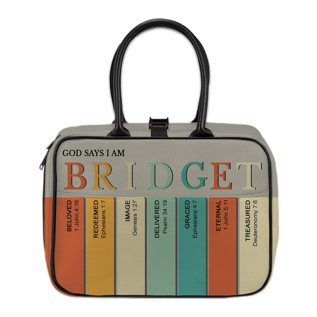 Personalized Christian Cooler Bag – Custom Name Insulated Lunch & Picnic Tote with Bible Verses | CHRISTIANARTBAG