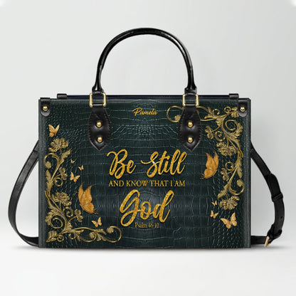 CHRISTIANARTBAG Handbags Albino Croc - Custom Bible Verses Name & Color - Personalized Leather Handbag - CABLTB04012226