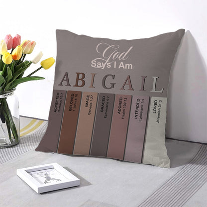 Personalized Christian Pillow with Custom Name & Bible Verses – Faith-Inspired Cushion by CHRISTIANARTBAG