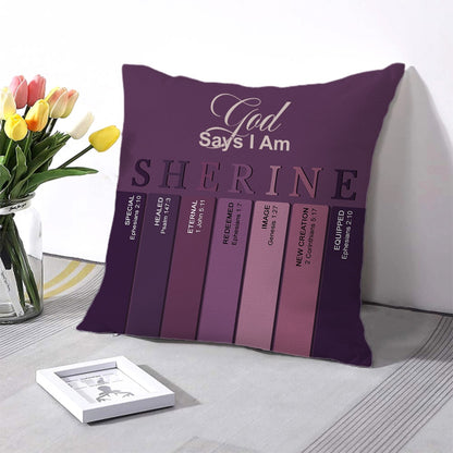 Personalized Christian Pillow with Custom Name & Bible Verses – Faith-Inspired Cushion by CHRISTIANARTBAG