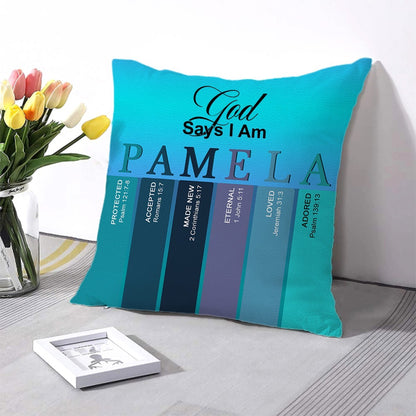 Personalized Christian Pillow with Custom Name & Bible Verses – Faith-Inspired Cushion by CHRISTIANARTBAG
