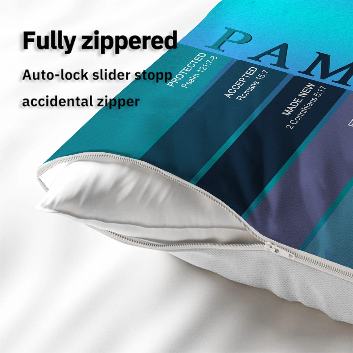 Personalized Christian Pillow with Custom Name & Bible Verses – Faith-Inspired Cushion by CHRISTIANARTBAG