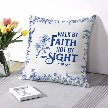 Personalized Christian Pillow with Name & Bible Blessing – Custom Scripture Cushion by CHRISTIANARTBAG
