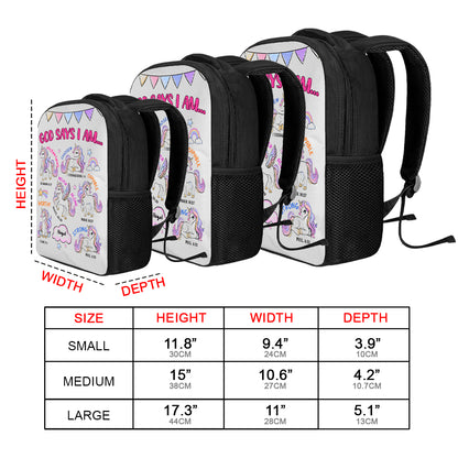 armor backpack for kids Christian Armor of God Backpack for Kids – Custom Faith Backpack for School Large: 44×28×13 cm (17.3"×11"×5.1")