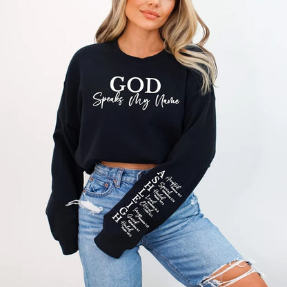 CHRISTIANARTBAG Personalized Sweatshirt : Uncover the sacred meaning of your name - GOD Says I Am - Personalized T-Shirt - CAB01121324