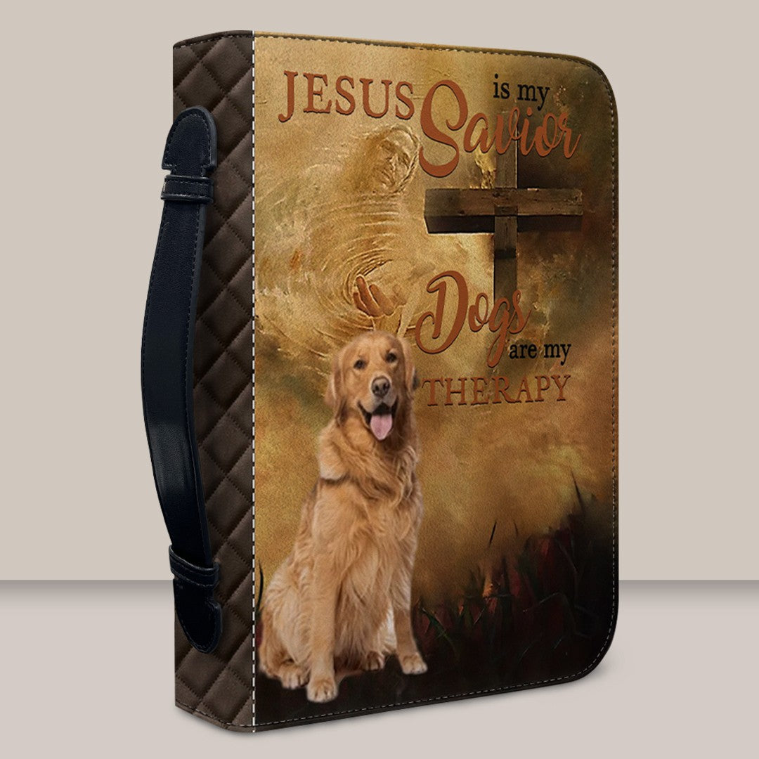 Personalized Bible Cover with Pet Photo & Name – Christian Gift with Dog or Cat Design and Inspirational Scripture Quote