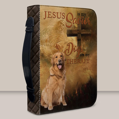 Personalized Bible Cover with Pet Photo & Name – Christian Gift with Dog or Cat Design and Inspirational Scripture Quote