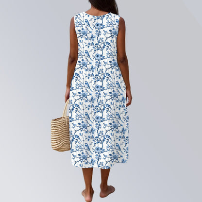 Personalized Christian Floral Summer Dress – I Am A Child Of GOD A Woman Of Faith Maxi Dress