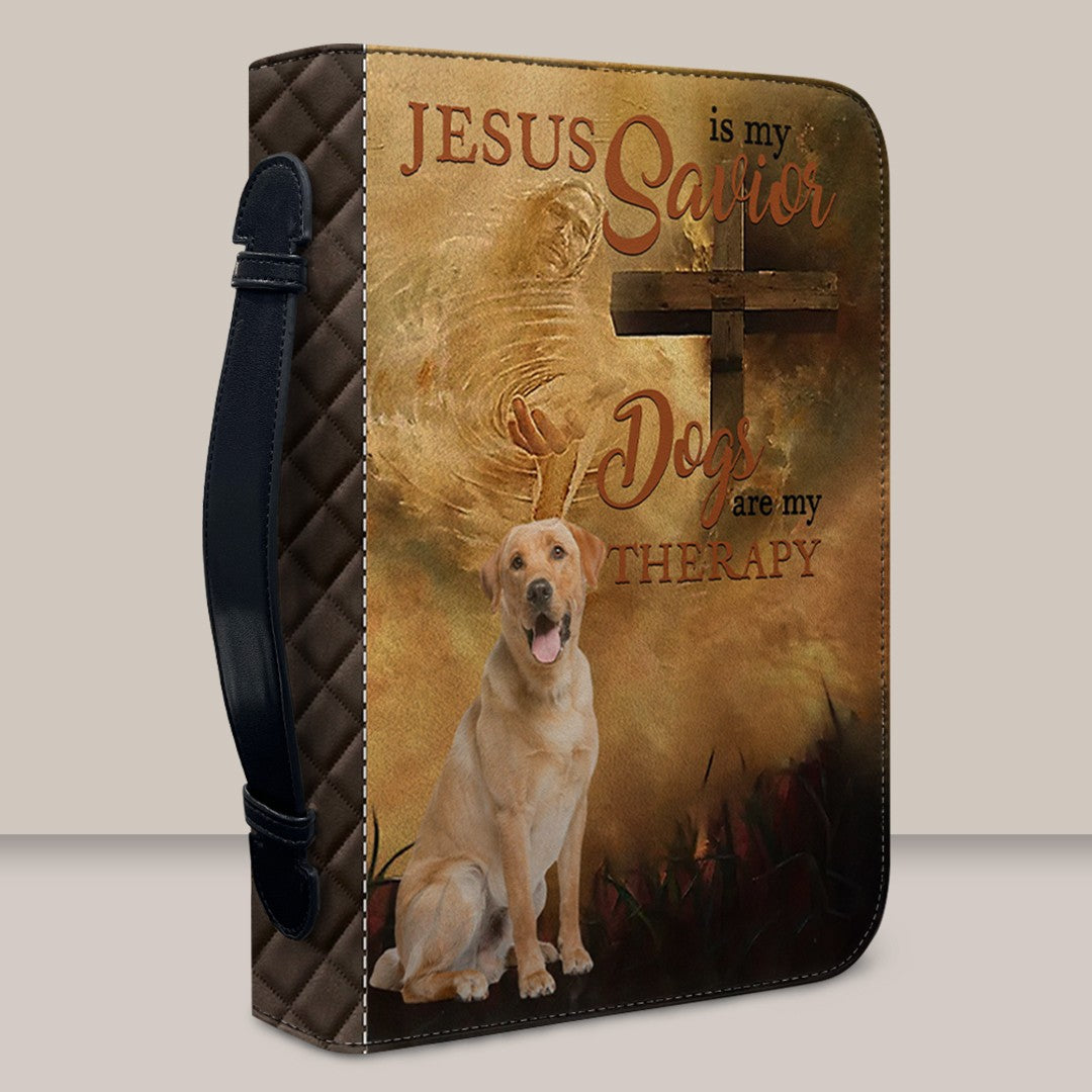 Personalized Bible Cover with Pet Photo & Name – Christian Gift with Dog or Cat Design and Inspirational Scripture Quote