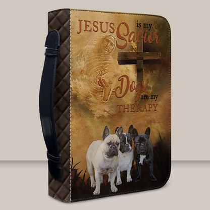 Personalized Bible Cover with Pet Photo & Name – Christian Gift with Dog or Cat Design and Inspirational Scripture Quote