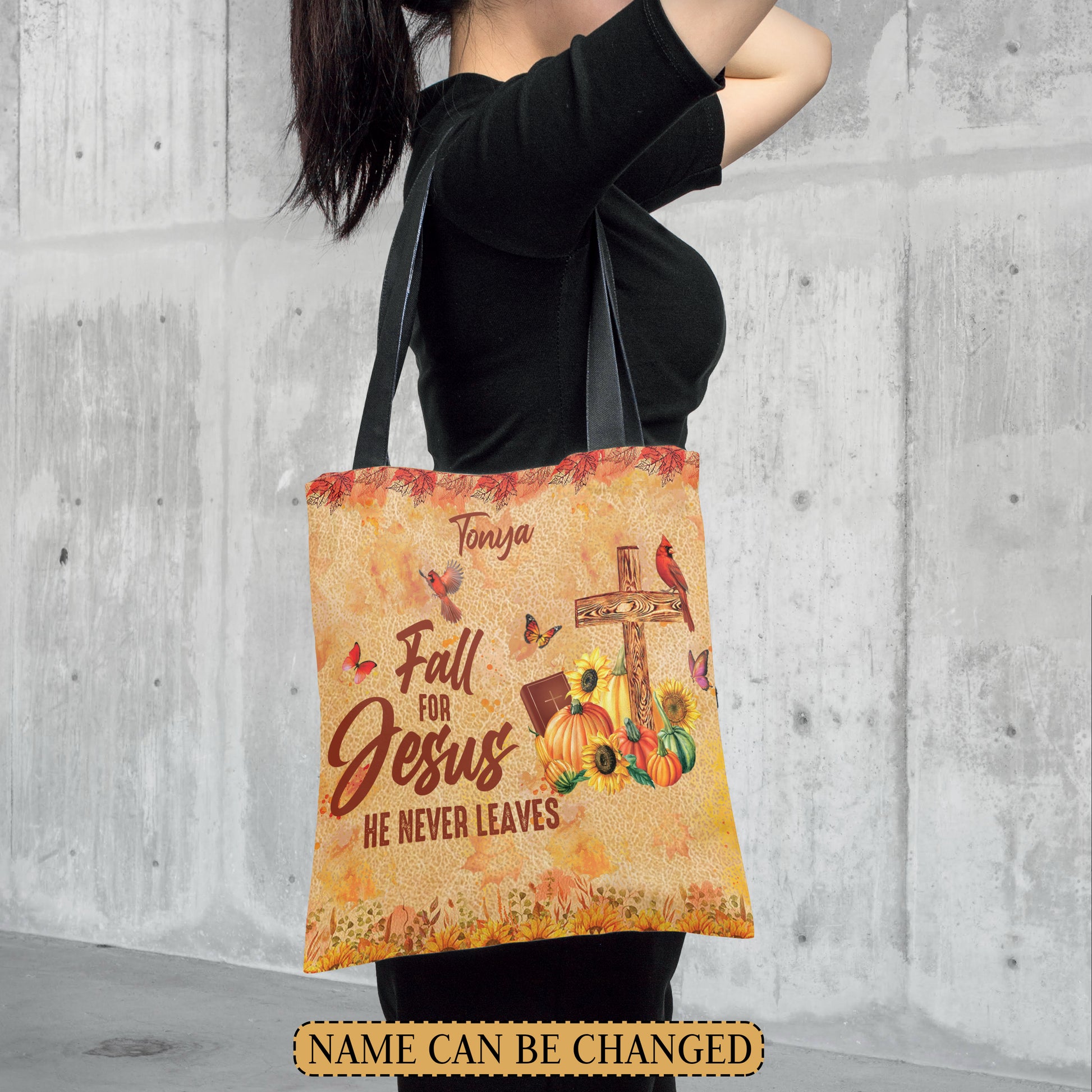 Christianartbag TOTE Bag, Fall Collection TOTE Bag - Durable Polyester Canvas with Stylish Designs, Personalized TOTE Bag, CAB01031023. - Christian Art Bag