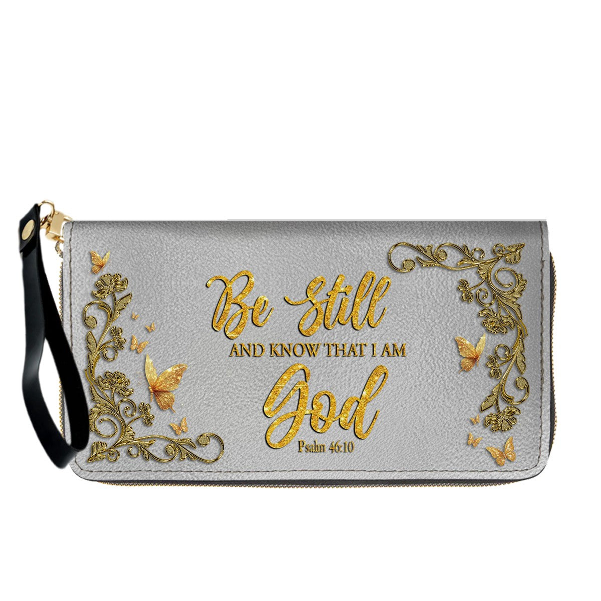 CHRISTIANARTBAG Personalized Leather Handbag & Long Wallet Set – Custom Name & Bible Verse Christian Purse Gift for Women - CAB01030226