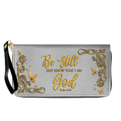 CHRISTIANARTBAG Personalized Leather Handbag & Long Wallet Set – Custom Name & Bible Verse Christian Purse Gift for Women - CAB01030226
