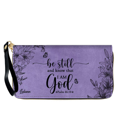 CHRISTIANARTBAG Personalized Purple Leather Bag - Custom Bible Verse Handbag - Floral Christian Gifts for Her - Numbers 6:24-26 Blessing Tote