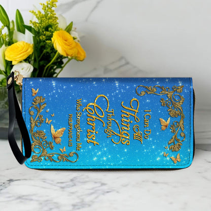 Personalized Christian Leather Handbag Set – Bible Verse Tote Bag & Matching Wallet for Women | Custom Name Gift CAB06030226