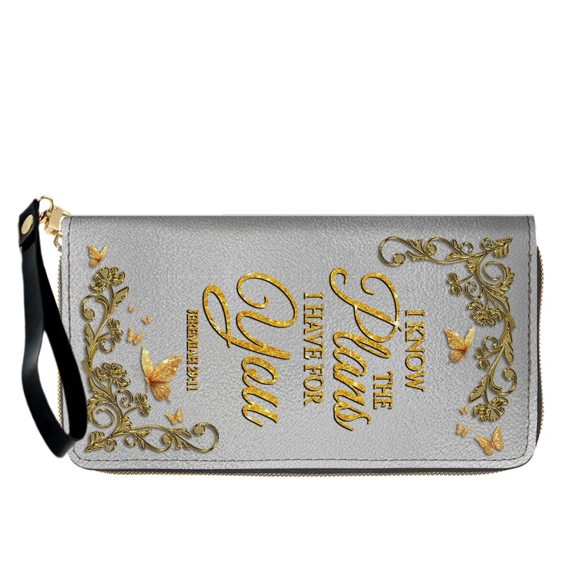 CHRISTIANARTBAG Personalized Leather Handbag & Long Wallet Set – Custom Name & Bible Verse Christian Purse Gift for Women - CAB01030226