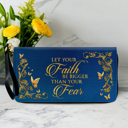 Personalized Christian Leather Handbag – Gold Navy Bible Verse Tote for Women | CHRISTIANARTBAG CAB0241426