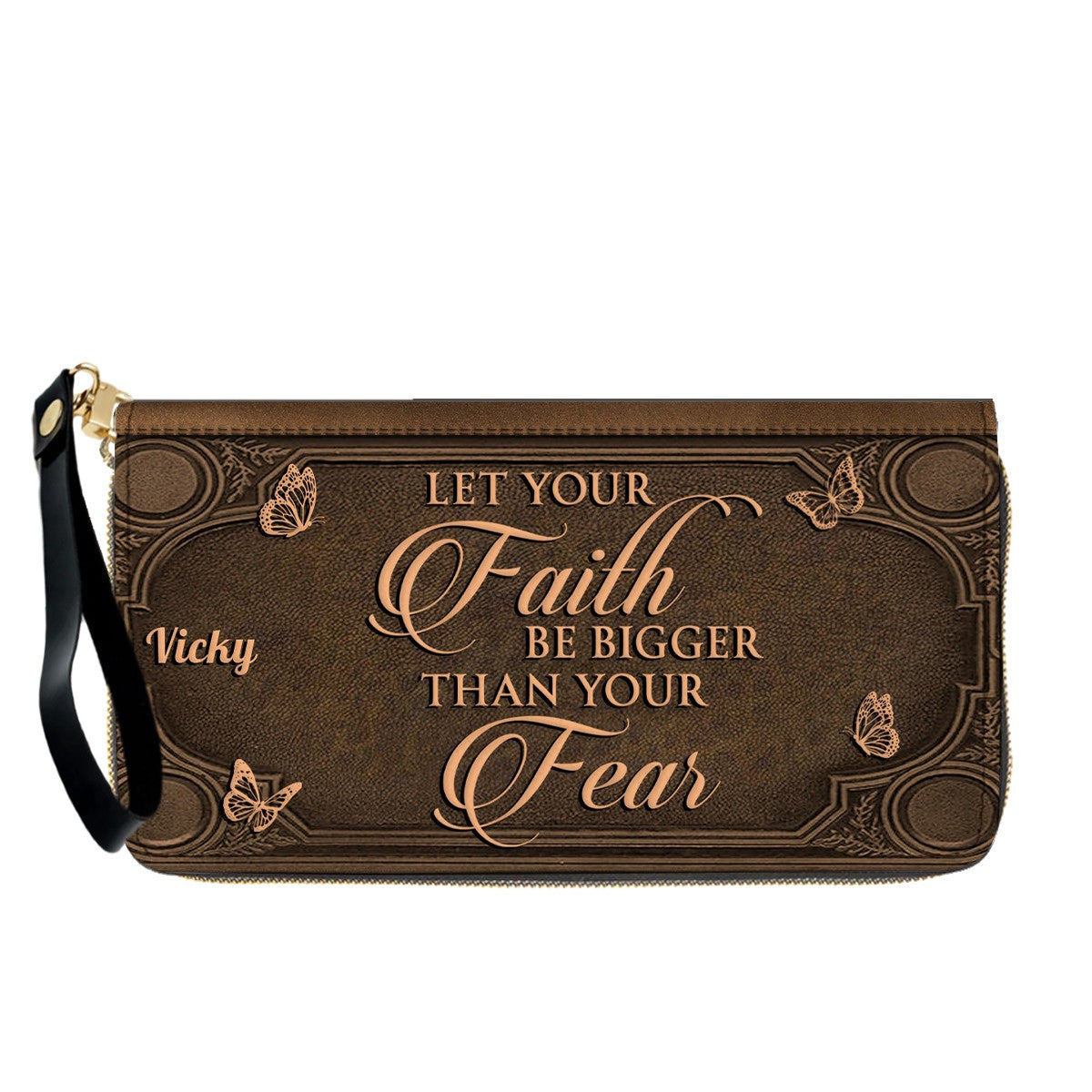 Custom Scripture Leather Tote & Wallet Set | Personalized Faith Gifts by CHRISTIANARTBAG CAB01042026