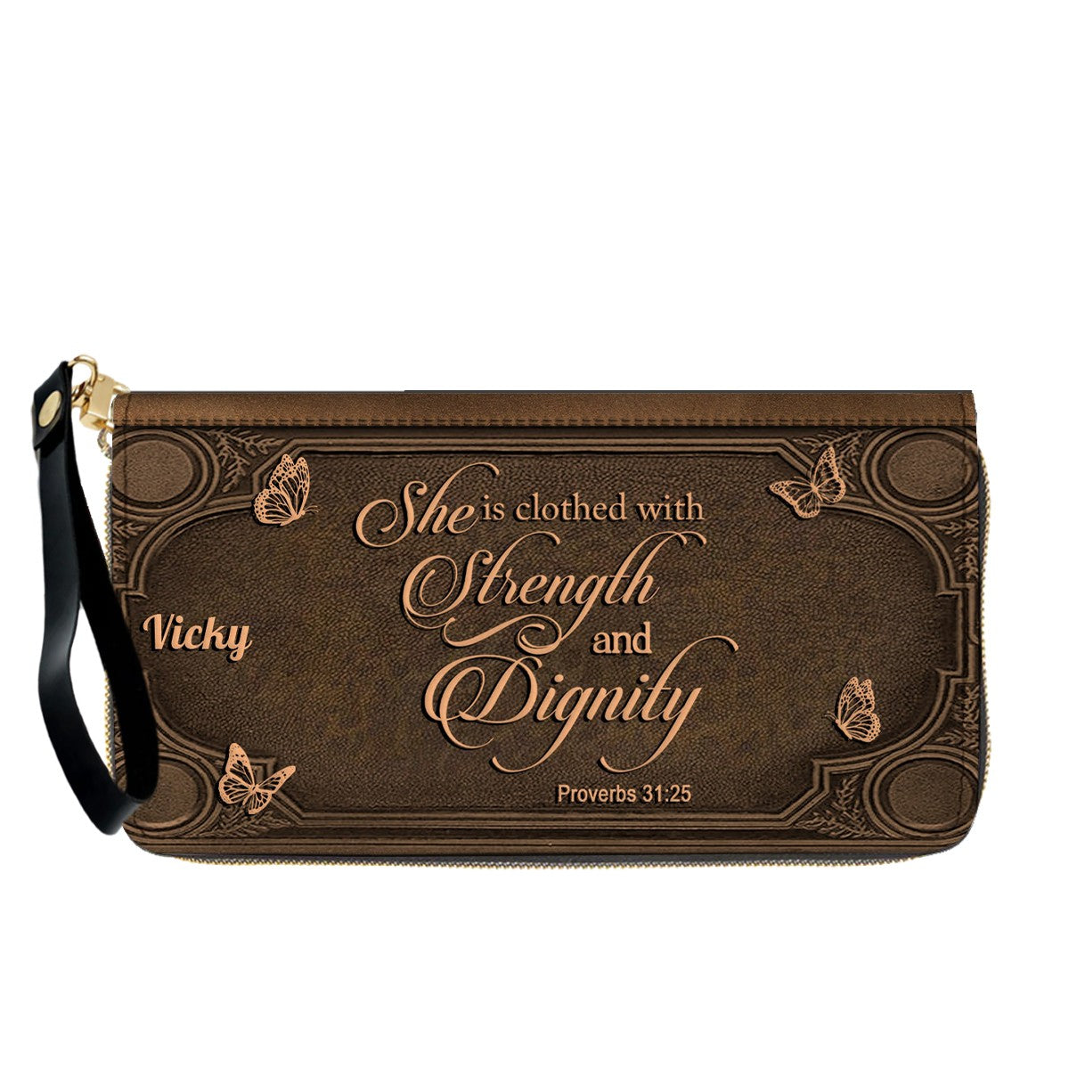 Custom Scripture Leather Tote & Wallet Set | Personalized Faith Gifts by CHRISTIANARTBAG CAB01042026