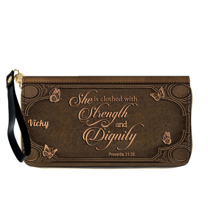 Custom Scripture Leather Tote & Wallet Set | Personalized Faith Gifts by CHRISTIANARTBAG CAB01042026