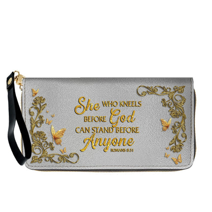 CHRISTIANARTBAG Personalized Leather Handbag & Long Wallet Set – Custom Name & Bible Verse Christian Purse Gift for Women - CAB01030226