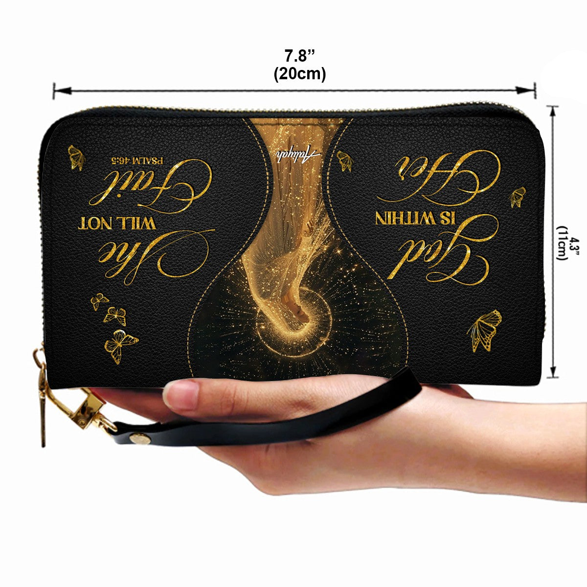 Personalized Christian Leather Handbag & Wallet Set | CHRISTIANARTBAG™ Faith Gift for Women
