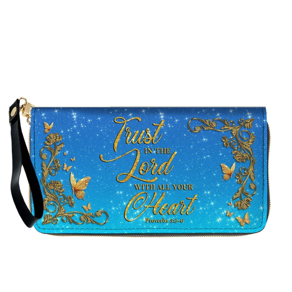 Personalized Christian Leather Handbag Set – Bible Verse Tote Bag & Matching Wallet for Women | Custom Name Gift CAB06030226