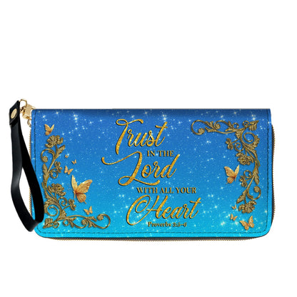 Personalized Christian Leather Handbag Set – Bible Verse Tote Bag & Matching Wallet for Women | Custom Name Gift CAB06030226