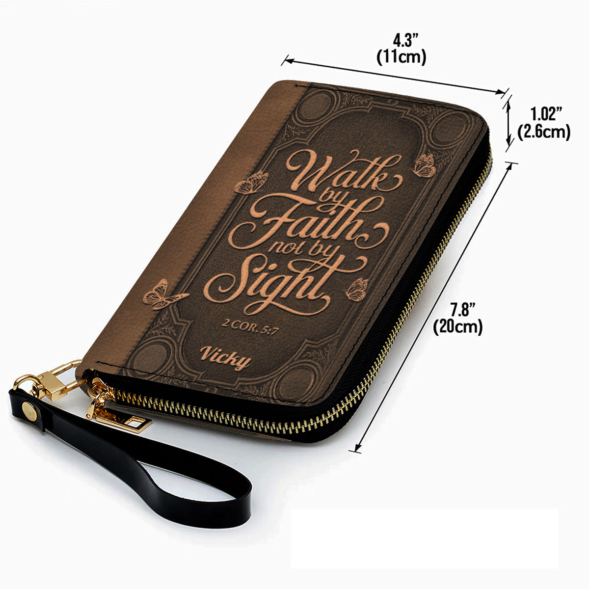 Custom Scripture Leather Tote & Wallet Set | Personalized Faith Gifts by CHRISTIANARTBAG CAB01042026