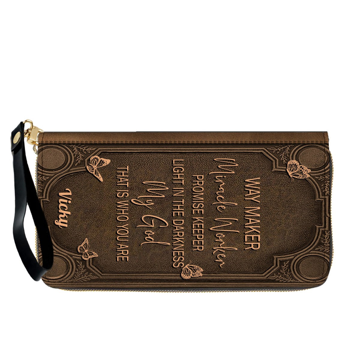 Custom Scripture Leather Tote & Wallet Set | Personalized Faith Gifts by CHRISTIANARTBAG CAB01042026