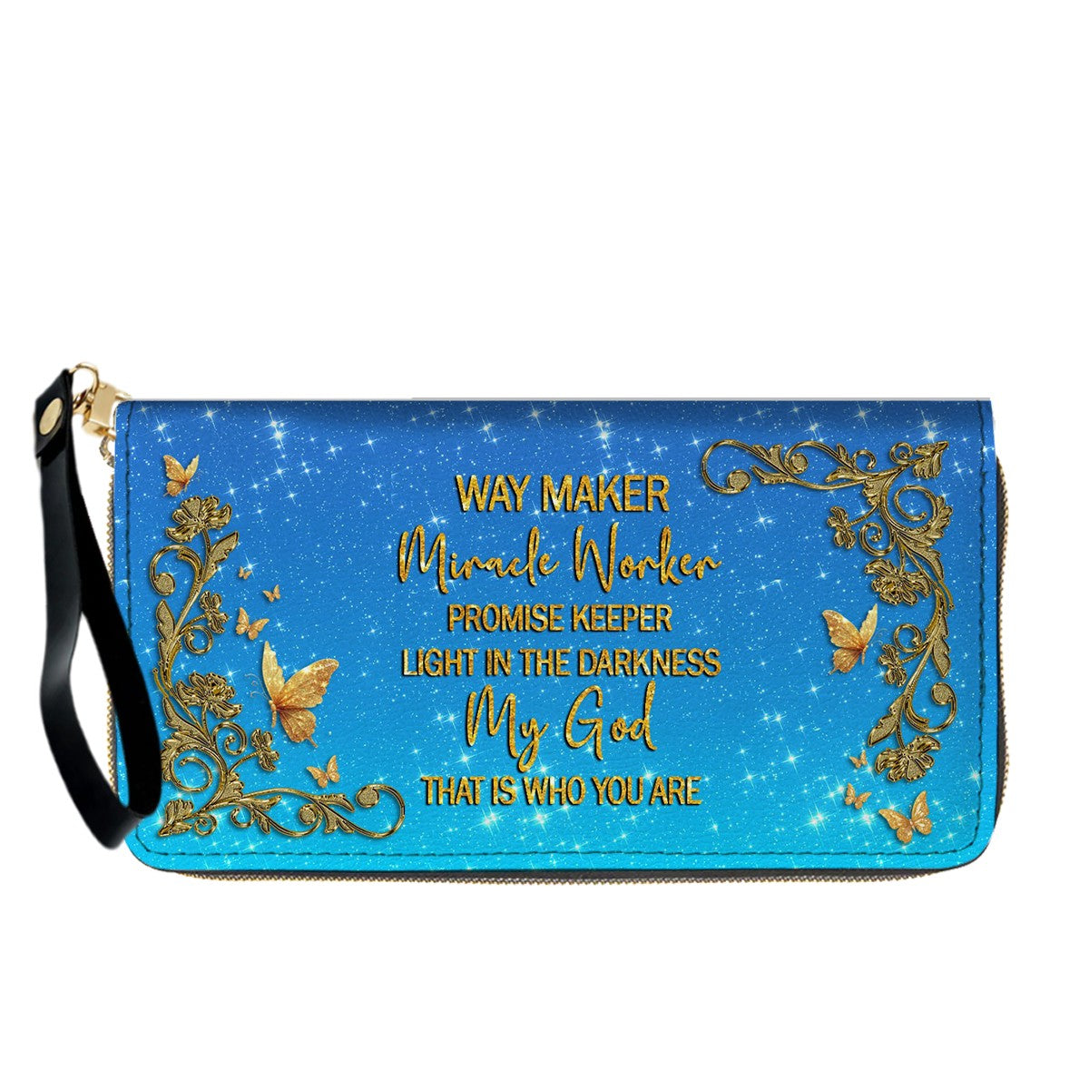 Personalized Christian Leather Handbag Set – Bible Verse Tote Bag & Matching Wallet for Women | Custom Name Gift CAB06030226