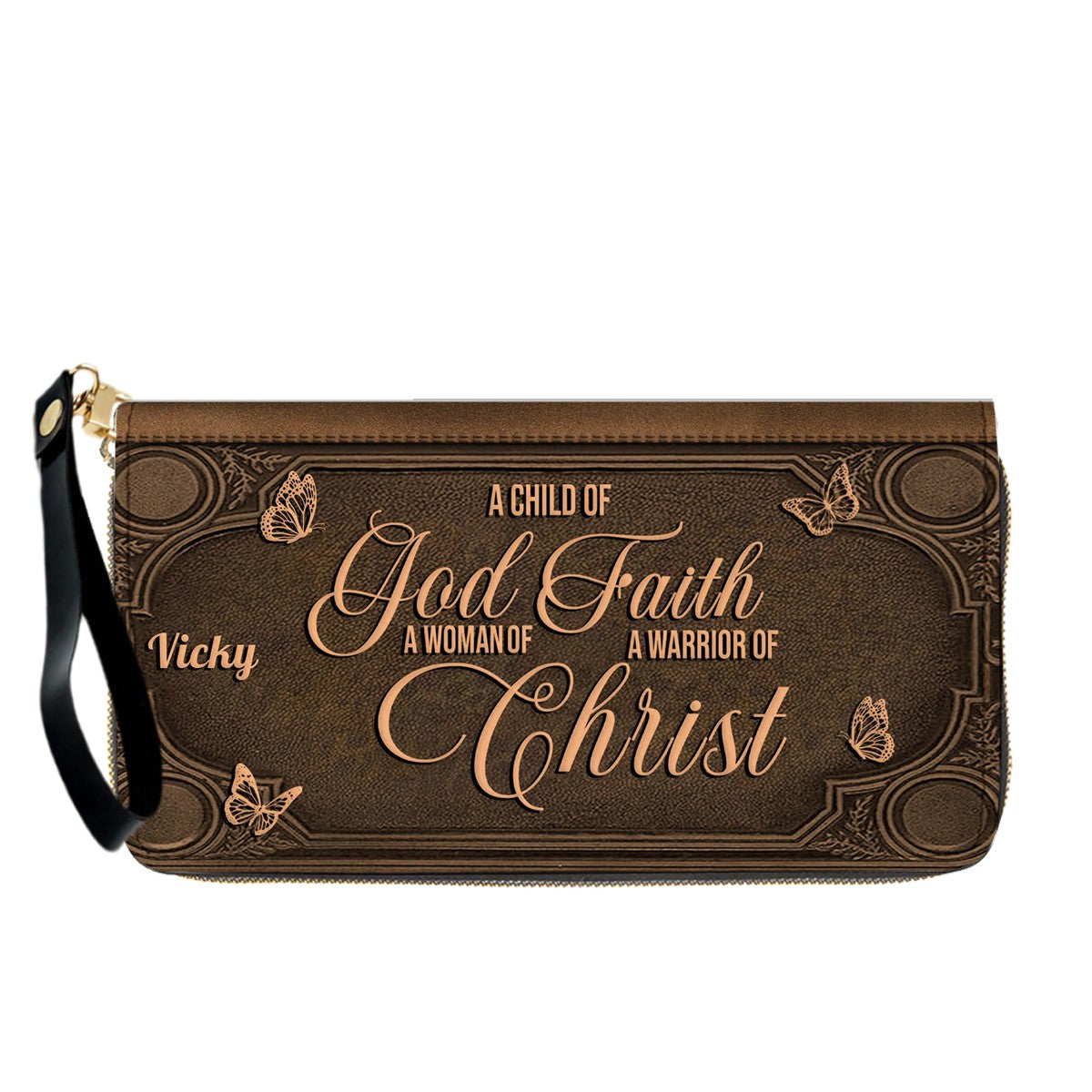 Custom Scripture Leather Tote & Wallet Set | Personalized Faith Gifts by CHRISTIANARTBAG CAB01042026