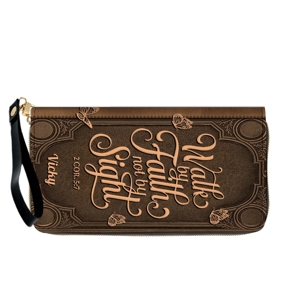 Custom Scripture Leather Tote & Wallet Set | Personalized Faith Gifts by CHRISTIANARTBAG CAB01042026