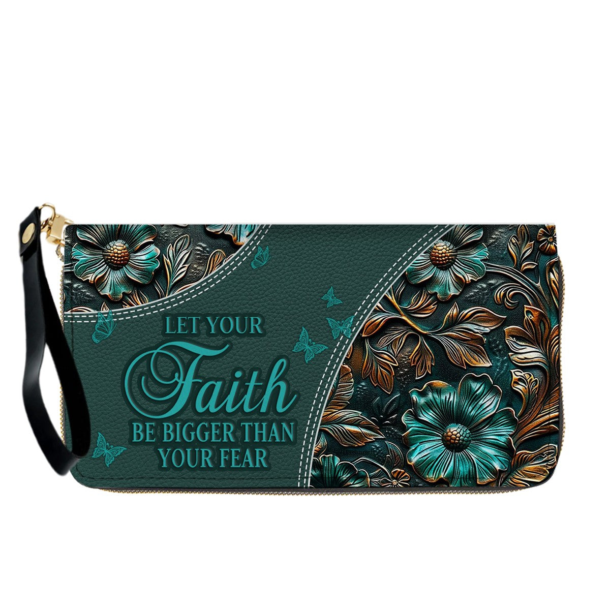 Personalized Christian Handbag with Bible Verses – Custom Name Faith Gift - CAB 120525