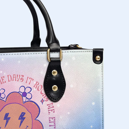 Cosmic Motherhood Personalized Leather Handbag by CHRISTIANARTBAG – Celestial Mom Vibes