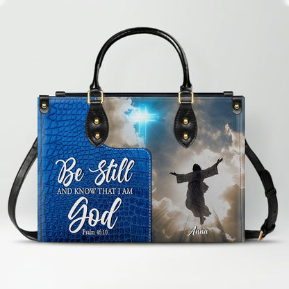 Personalized Leather Handbag for Women – Custom Christian Purse with Bible Verse – CHRISTIANARTBAG
