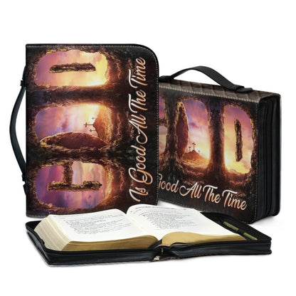 Christianartbag Bible Cover, GOD is GOOD All The Time Bible Cover, Personalized Bible Cover, Butterflt Bible Cover, Christian Gifts, CAB05081123. - Christian Art Bag