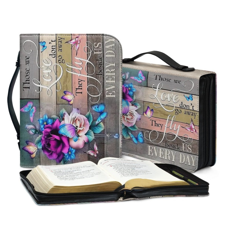 Christianartbag Bible Cover, Let your Faith Bible Cover, Personalized Bible Cover, Flower Butterfly Bible Cover, Christian Gifts, CAB24081123. - Christian Art Bag