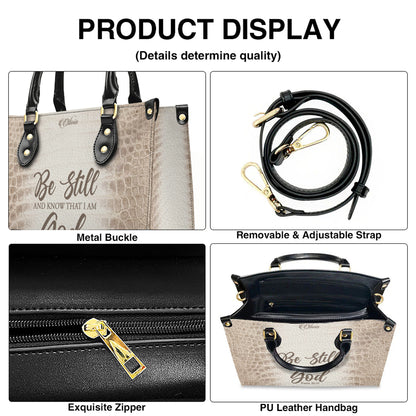 Personalized Christian Leather Handbag & Long Wallet Set – Custom Bible Verse Gift for Women