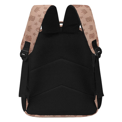 Custom Name & Bible Verse Christian Backpack for Black Girls, Personalized African American Queen School Bag - CHRISTIANARTBAG 01080826