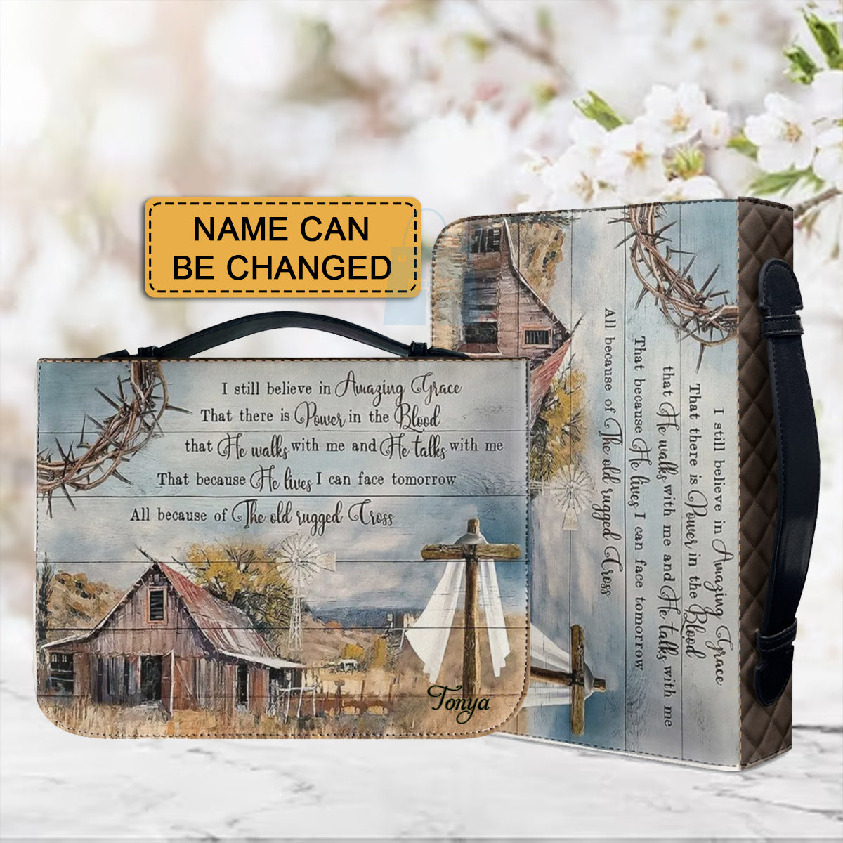 Personalized Bible Cover - I Still Believe in Amazing Grace Bible Cover - Customizable Christian Gift by CHRISTIANARTBAG - CAB03210524.